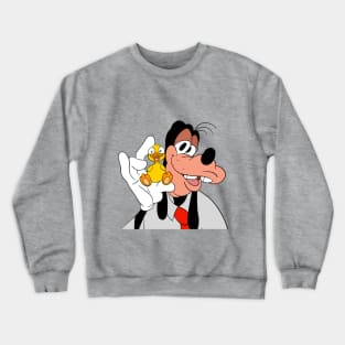 Goofy and duck Crewneck Sweatshirt